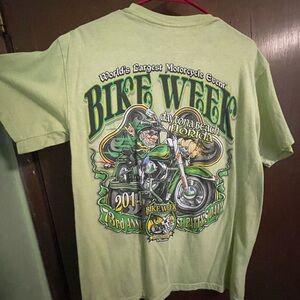 Green Daytona Beach Bike Week Saint Patty’s T-Shirt